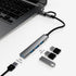 iPartsleader 4-in-2 3.0 3 2.0 15 Pro,Xbox,PS5,XPS USB-C Hub, Featuring USB and USB Ports, Adapter Compatible with USB-C