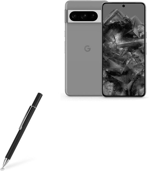 BoxWave FineTouch Capacitive Stylus Pen - Jet Black, Compatible with Google Pixel 8 Pro
