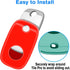 Protection Case for Tile Pro 2022 Tracker, 4 Pack Silicone Soft Cover with Keychain, Scratch Resistant Sleeve