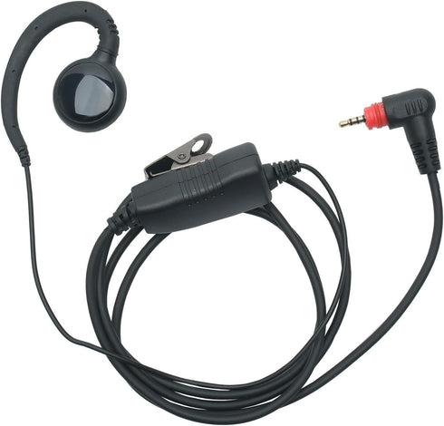 Shape Earpiece Walkie Talkie Headset with Mic PTT, Compatible with Motorola SL300, SL3500e, SL4000, SL7550