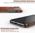 LOHASIC Slim Thin Premium Leather Case for iPhone Xs, Anti-Slip Grip Protective Cover for iPhone X XS - Brown