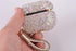 Sparkly Diamond Case for AirPods Pro 1&2 Generation, Shockproof Rhinestone Cover with Keychain