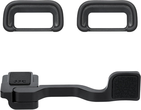 JJC Soft Eye Cup Eyecup Eyepiece & Metal Thumb Rest Grip for
