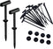 FENXHAPY 150PCS Heavy Duty Nylon Universal Cable Tie Buckle Reusable Snap Fit Fastening