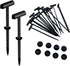 FENXHAPY 150PCS Heavy Duty Nylon Universal Cable Tie Buckle Reusable Snap Fit Fastening