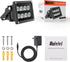 Univivi IR Illuminator 90 Degree Wide Angle 8-LEDs 850nm Infrared Light for Night Vision, IP67 Waterproof