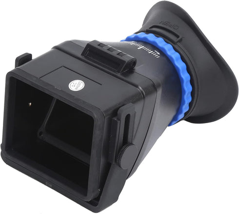 Keenso 3X 3in/3.2in Viewfinder with Magnifier for Camera Camcorder Screen, Excellent Clear View for Video, Adjustable