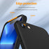 iPhone 11 Case, with 360° Rotatable Ring Holder Kickstand & Strap Lanyard, Premium Liquid Silicone, White