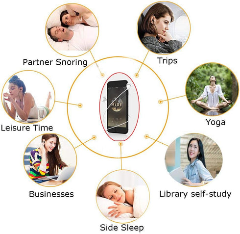 2Packs Sleep Earphone Gift Bag - Noise Isolating in-Ear Sleep Earbuds, Soft Silicone for Insomnia Side Sleeper, Yoga,