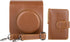 MUZIRI KINOKOO Fuji Mini 12 Case Album Combo, Compatible for Fujifilm Instax Mini 12, PU Leather Carrying Case