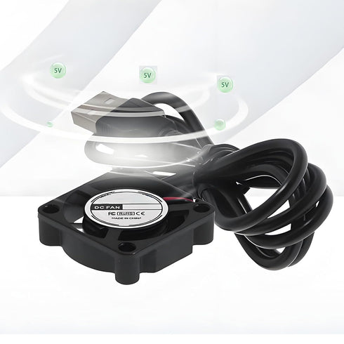 DUJVCZB 2507 5V, 11000RPM 25mm 07mm 1m FDKB2507H05 Mini USB Cooling Fan High Speed x Industrial Computers Fans with USB