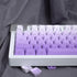 Gradient Purple Keycaps Set, 125 Keys Cherry Profile Dye Sub PBT for 60% 65% 95% Mechanical Keyboards
