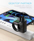 24W USB C Charger, 3 in 1 Design with Apple Watch Wireless Charger, PD Charger for iPhone and AirPods