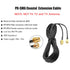 CORONIR 2Pack 33ft WiFi Antenna Extension Cable for Wireless LAN Router, RP-SMA Male to Female Connector