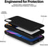 GOOSPERY Magnetic Secure Bumper Case for iPhone Xs Max, Card Holder Wallet, Protective Dual Layer, Black