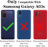 Yiakeng Compatible Phone Case for Samsung Galaxy A03S, Military Grade Protective Case with HD Screen Protector and Ring