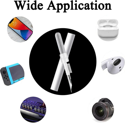3-in-1 Cleaning Ear Tips Kit for Beats Fit Pro & Studio Buds, 6 Pairs Soft Silicone Earbuds Tips in S/M/L Sizes, Black.