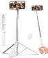 Fuloview 67 Selfie Stick, Phone Tripod with Wireless Remote Control, Portable Selfie Stick