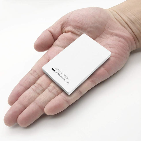 Dual USB Output Super Slim Power Bank, 3000mAh Portable Charger Mini External Phone Battery Pack