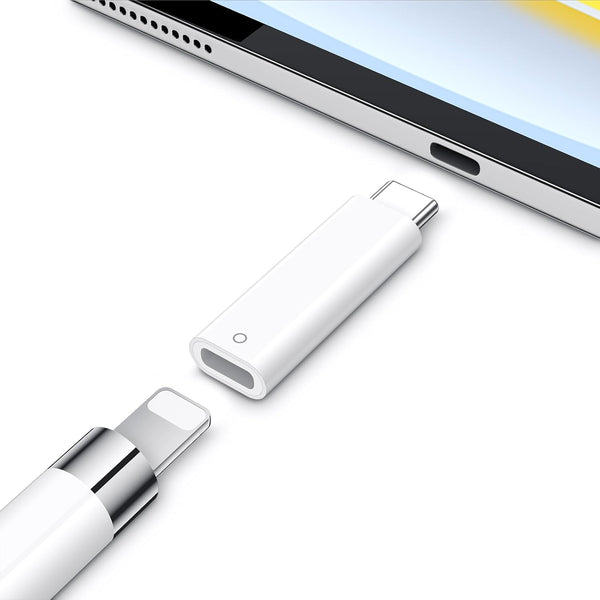 USB C Pencil Adapter for Apple Pencil 1st Generation, USB-C to Lightning Charger Adapter for iPad 10