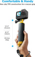 Floating Handle Grip Floaty Stick - Waterproof Accessory for GoPro Hero Cameras, Yellow