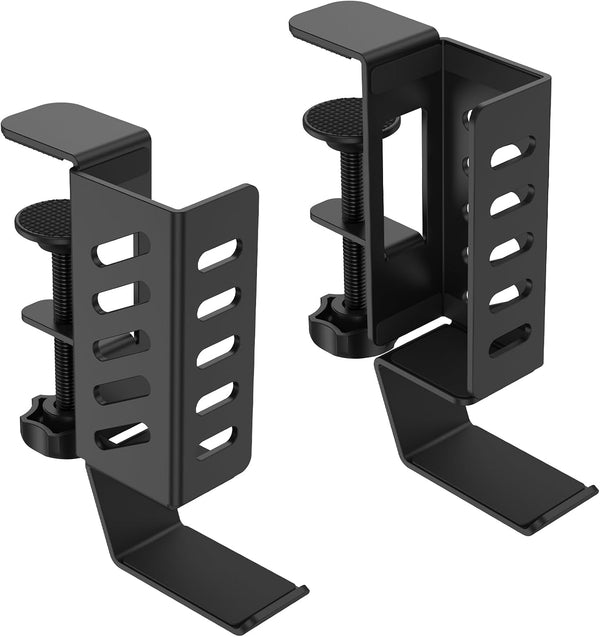 kaimenhong Desk Side Laptop Holder, Desk Side Storage, No Drill Side Desk Organizer,