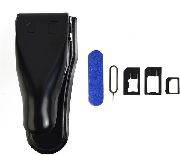 CRLED Multi-Function 2 in 1 SIM Card Cutter with SIM Card Adapter and