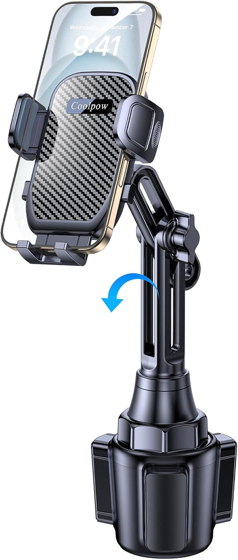 Coolpow Cup Holder Phone Holder for Car Phone Holder Cup Holder Phone MountUltra