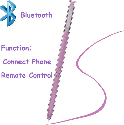 2 Pack Galaxy Note 9 Stylus Pen with Bluetooth Replacement Stylus S Pen for Samsung Galaxy Note 9 (Purple)