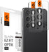 Spigen Camera Lens Screen Protector for Galaxy S24, GlasTR EZ Fit Optik Pro, Black, 2 Pack