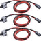 Warmstor 3 Pack 2 Pin SW PC Desktop Power Cable On/Off Push Button