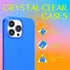 FELONY CASE iPhone 13 Pro Max Neon Blue Clear Protective Case, TPU and Polycarbonate Shock-Absorbing Cover