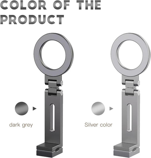 OBHEI 17/16/15/14/13/12 Compatible for Magsafe Phone Holder - Adjustable Foldable Phone Holder with Strong Magnets