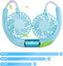 Haomaomao Portable Neck Fan, Mini Wearable Fan with 2500 mAh Rechargeable Battery for Working, Traveling, Office,