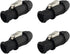 Seetronic X Series IP65 Waterproof Power Connectors (SAC3FX, 4 Pack)