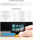XYGStudy 1.51inch 12864 SPI/I2C 4 3 STM32 Transparent OLED Light Blue Color Display Module Interfaces for Raspberry Pi