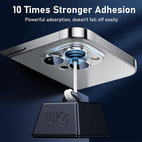 UniqueMe Camera Lens Protector for iPhone 13 Pro/Pro Max - Silver, Metal Ring, Strong Drop Protection, Tempered Glass.