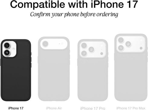 OtterBox 17 iPhone Profile Series Case - Black
