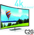 C2G Legrand Mini HDMI to HDMI Ethernet Cable, 4k High Speed, Black, 6 ft, 1 Count