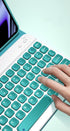 Keyboard Case for iPad 10th Generation 2022, 10.9 Inch with Bluetooth Concave Key Magnetic Detachable Cover