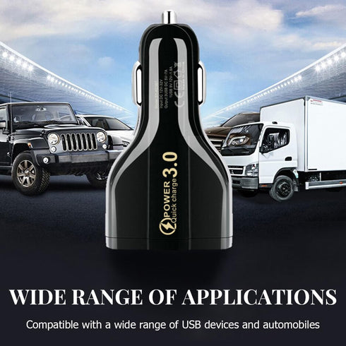 Fast Car Charger Adapter, QC3.0 Quick Power Delivery Block with Dual USB Type C Ports, Compatible with iPhone 15 Pro Max