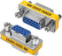 ENUODA VGA Coupler 2 Pack, VGA SVGA Connector 15 Pin Female to Female Mini Gender Changer Adapter