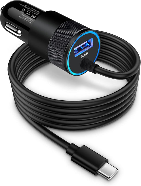 Type C Fast Car Charger for Samsung Galaxy A55/A54/A15/A14/5G/A35/A13/S24/S23 Ultra/S23/S22 Ultra/S22/S21