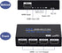 ENBUER 1x4 1 4 3D 4K 2K PS3, HDMI Splitter, in Out HDMI Splitter Audio Video Distributor Box Support & x Compatible