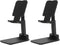 2 Pcs Folding Cell Phone Stand, Fully Adjustable Angle Height Holder for Desk, Portable Desktop Phone Holder