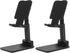 2 Pcs Folding Cell Phone Stand, Fully Adjustable Angle Height Holder for Desk, Portable Desktop Phone Holder