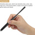 MECCANIXITY 2pcs Slim Stylus Pens for Touch Screens with 4 Fiber Fine Tips, Universal Capacitive Black Silver