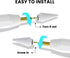 Replacement Pencil Tips for Evach Stylus Pen I706, 5PCS White