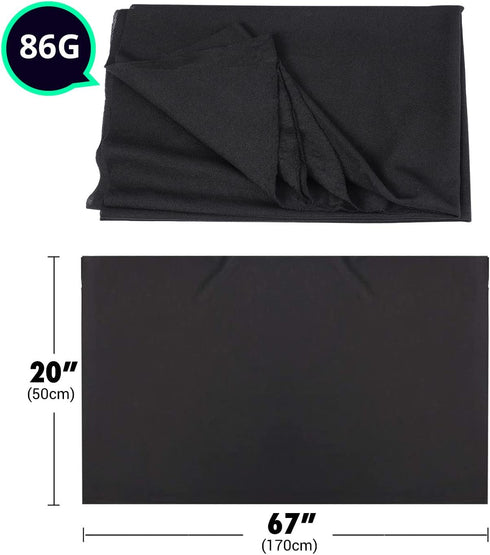 Facmogu Speaker Grill Cloth, 67"x20" Speaker Cover Fabric, Stereo Mesh Replacement for Home Speakers