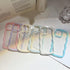 QLTYPRI iPhone 13/iPhone 14 (6.1 inch) Case, Cute Curly Wave Frame Clear Case for Girls, Soft Silicone TPU